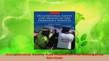 Download  Occupational Safety And Health In The Emergency Services Ebook Free