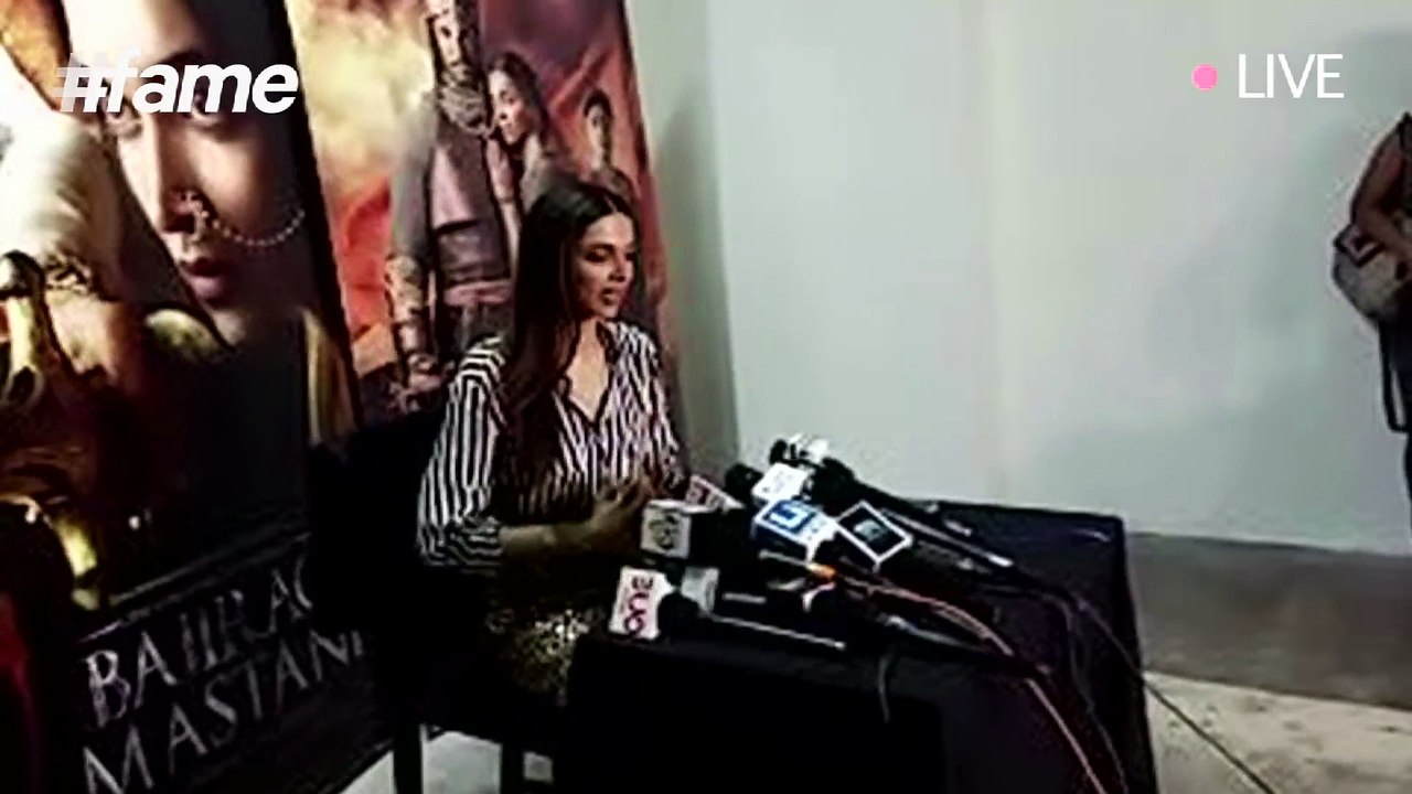 Bajirao Mastani Special - Deepika Padukone Live On #fame