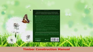 Download  Timber Construction Manual PDF Free