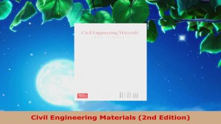 Download  Civil Engineering Materials 2nd Edition Ebook Free