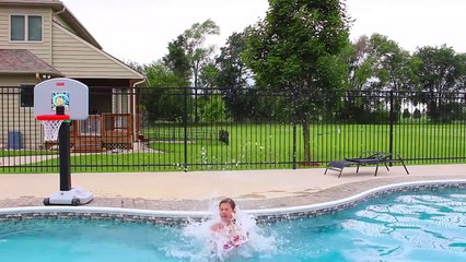 Cheer and Gymnastics at the Pool!
