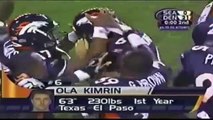 65 Yard Field Goal by Ola Kimrin  Denver Broncos