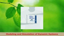 Download  Modeling and Simulation of Dynamic Systems PDF Free