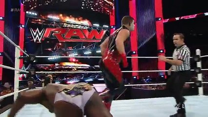 Titus O'Neil vs Stardust Raw, January 4, 2016