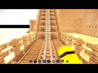 에버랜드의 우든코스터를 마인크래프트로 표현했다!? 소멜코스터[양띵TV미소]Minecraft[RollerCoaster Map]