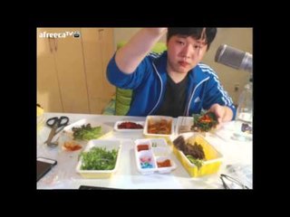 한달에 한번씩오는 미소의 먹방시간! 오늘은 보쌈먹방![양띵TV미소]먹방