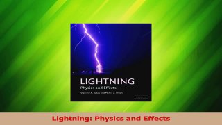 Download  Lightning Physics and Effects Ebook Online