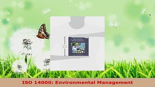 Read  ISO 14000 Environmental Management Ebook Free