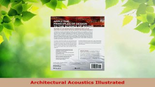 Read  Architectural Acoustics Illustrated EBooks Online