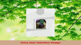 Read  Voice User Interface Design PDF Online