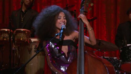 Music Stars and Esperanza Spalding Backstage at the White House