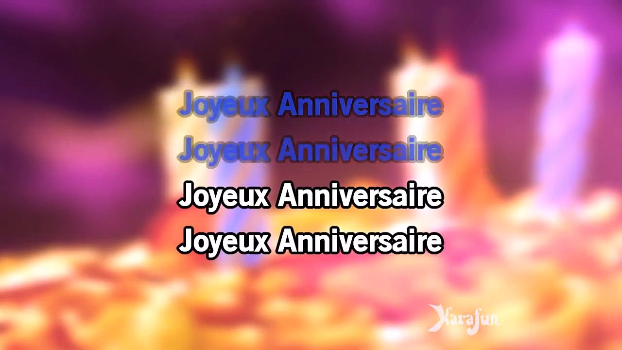 Karaoké Joyeux anniversaire - Happy Birthday Songs *