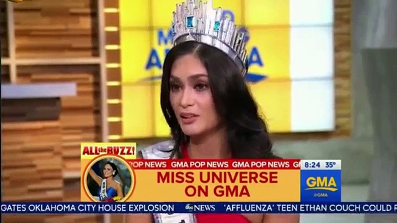 Pia Wurtzbach Interview GMA & Live Kelly Michael FULL Miss Phillipines Interview Miss Universe