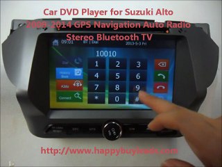 Suzuki Alto Car Audio System DVD GPS Navigation Bluetooth