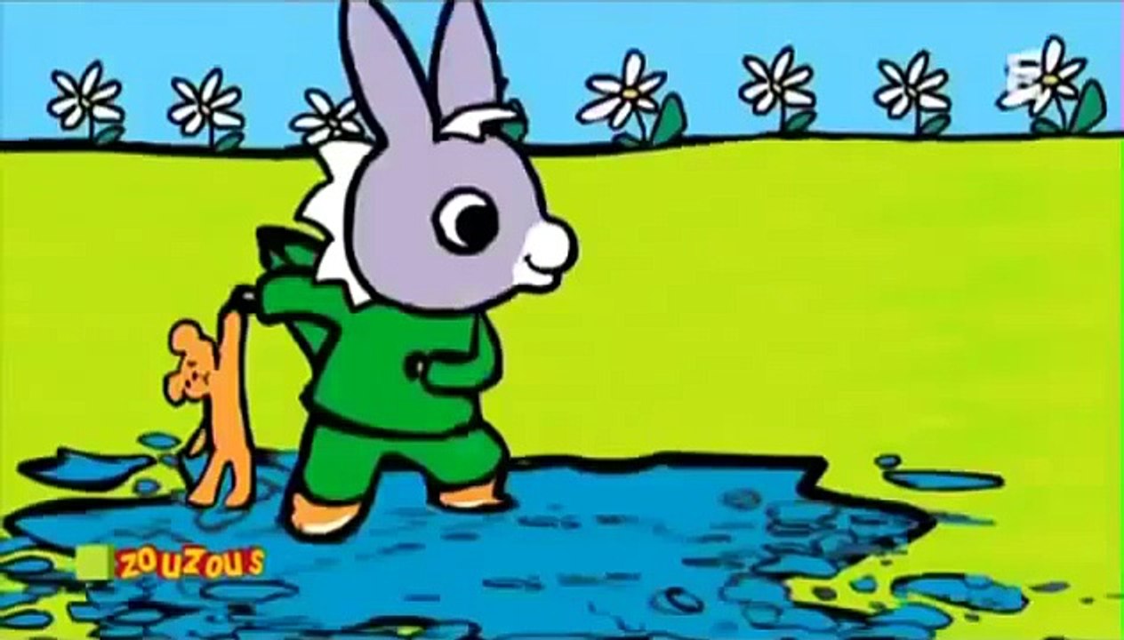Dessin animé de L'âne Trotro avec sa Trotinette Dessin Animé Cartoon