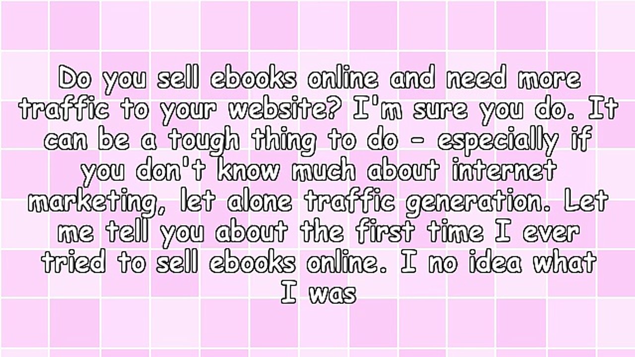 eBook Traffic - 3 Ways To Get People To Visit Your eBook Product Site