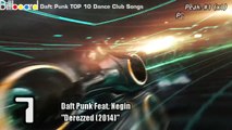 Daft Punk`s TOP 10 Billboard Dance Club Songs
