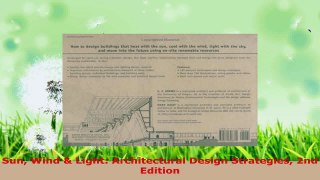 Read  Sun Wind  Light Architectural Design Strategies 2nd Edition Ebook Free