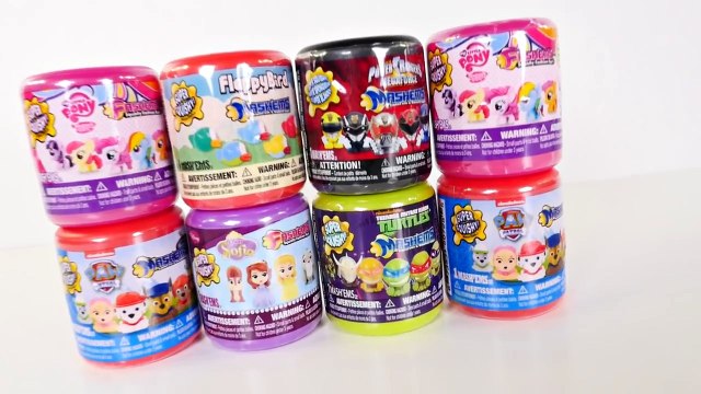 8 Surprise Eggs Fashems Mashems MLP TMNT Disney Princess Sofia Paw Patrol Power Rangers