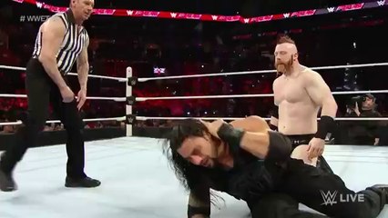 Reigns vs. Sheamus  WWE WHC Title w Special Guest Ref Mr. McMahon Raw, Jan. 4 2015