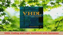 Download  VHDL Coding and Logic Synthesis with Synopsys PDF Online