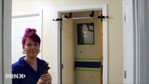 Double Pull-up Bar Prank Puts Whole Through Wall | Workout Fail