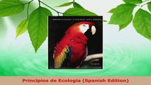 PDF Download  Principios de Ecologia Spanish Edition Read Online
