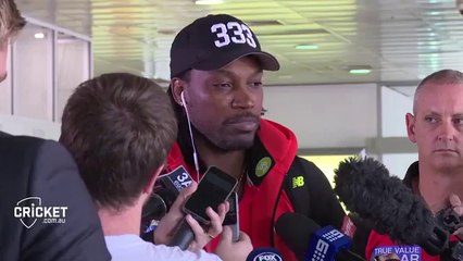 Chris Gayle apologised Tuesday after his "joke" flirt with a female television presenter.