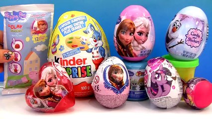Disney Frozen Fashems SURPRISE MyLittlePony POP Squishy Toy, Kinder Egg Play-Doh Clay PeppaPig