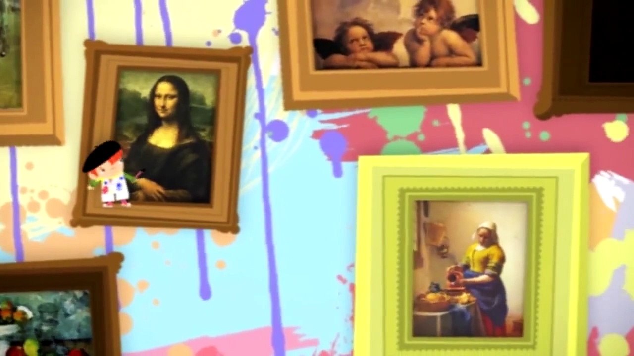 Мультик для малышей Маленький Художник, картины, живопись и искусство для самых маленьких,