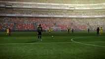 PES 2012 Çift Falsolu Frikik Golü