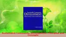 Download  Sustainable Community Development Principles and Concepts PDF Free