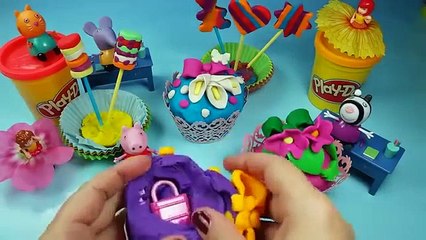 toys Play doh Peppa pig Barbie Play doh videos surprise eggs Play doh cup cake egg egg