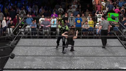 WWE 2K16 stephanie mcmahon v gamora