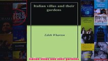 Italian villas and their gardens