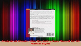 PDF Download  Analysis of Shaolin Chin Na Instructors Manual for All Martial Styles PDF Full Ebook