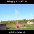 This guy is CRAZY !!! Do you wanna try this --