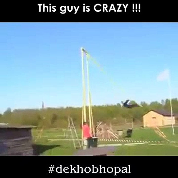 This guy is CRAZY !!! Do you wanna try this --