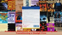 Download  Architects Essentials of Starting Assessing and Transitioning a Design Firm Ebook Online