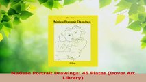 PDF Download  Matisse Portrait Drawings 45 Plates Dover Art Library Read Full Ebook