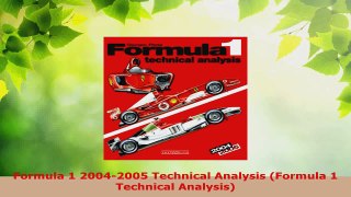 PDF Download  Formula 1 20042005 Technical Analysis Formula 1 Technical Analysis PDF Online