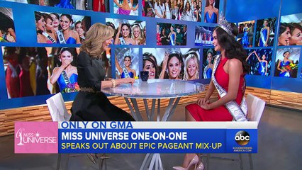 Miss Universe Pia Wurtzbach Appearance on Good Morning America full video