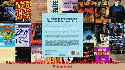 PDF Download  Risk Management and Financial Institutions Wiley Finance Download Full Ebook