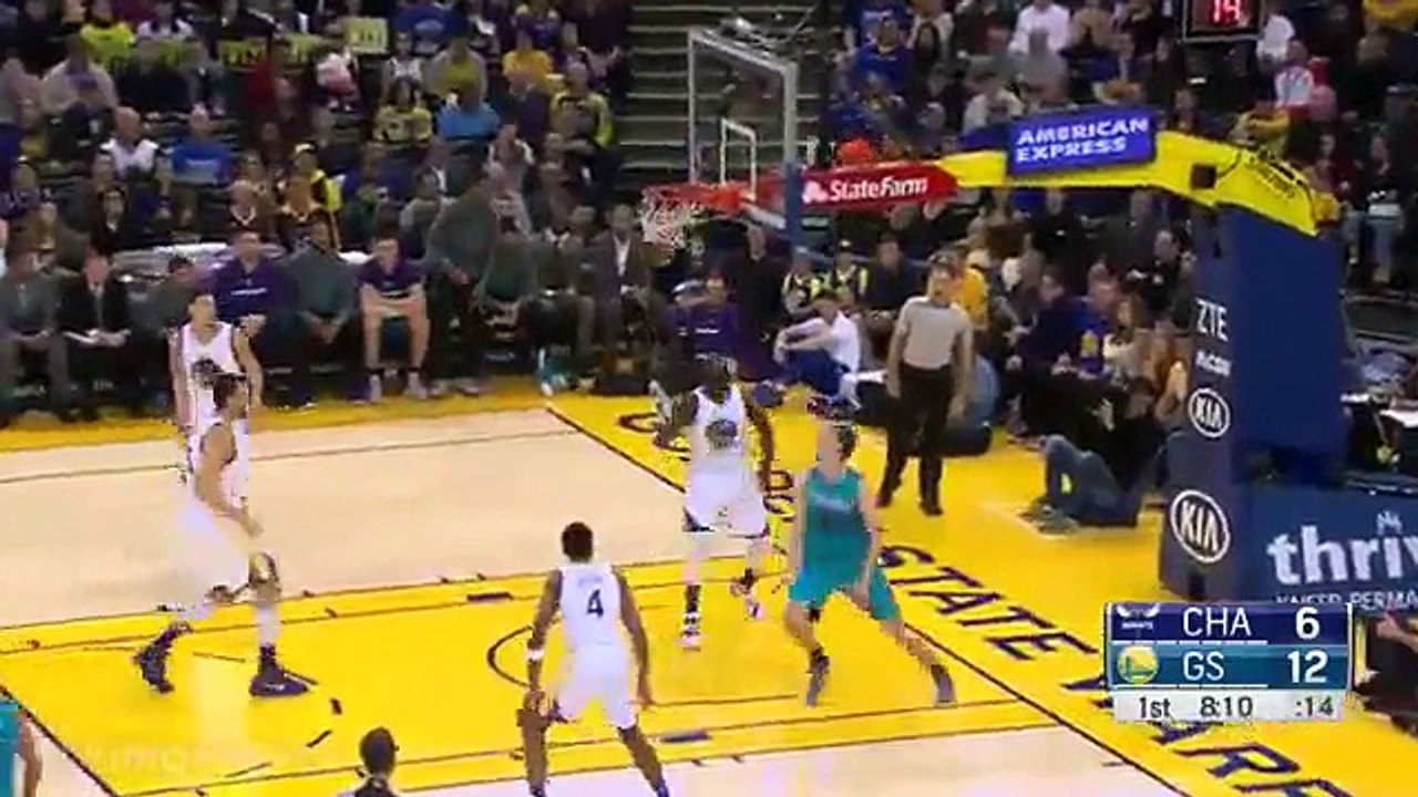 Charlotte Hornets vs Golden State Warriors - 1st Half Highlights - Jan 4, 2016 - NBA 2015-16 Season