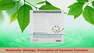 PDF Download  Molecular Biology Principles of Genome Function PDF Online