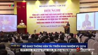 Thủ tướng Nguyễn Tấn Dũng triển khai nhiệm vụ 2016 cho Bộ giao thông vận tải