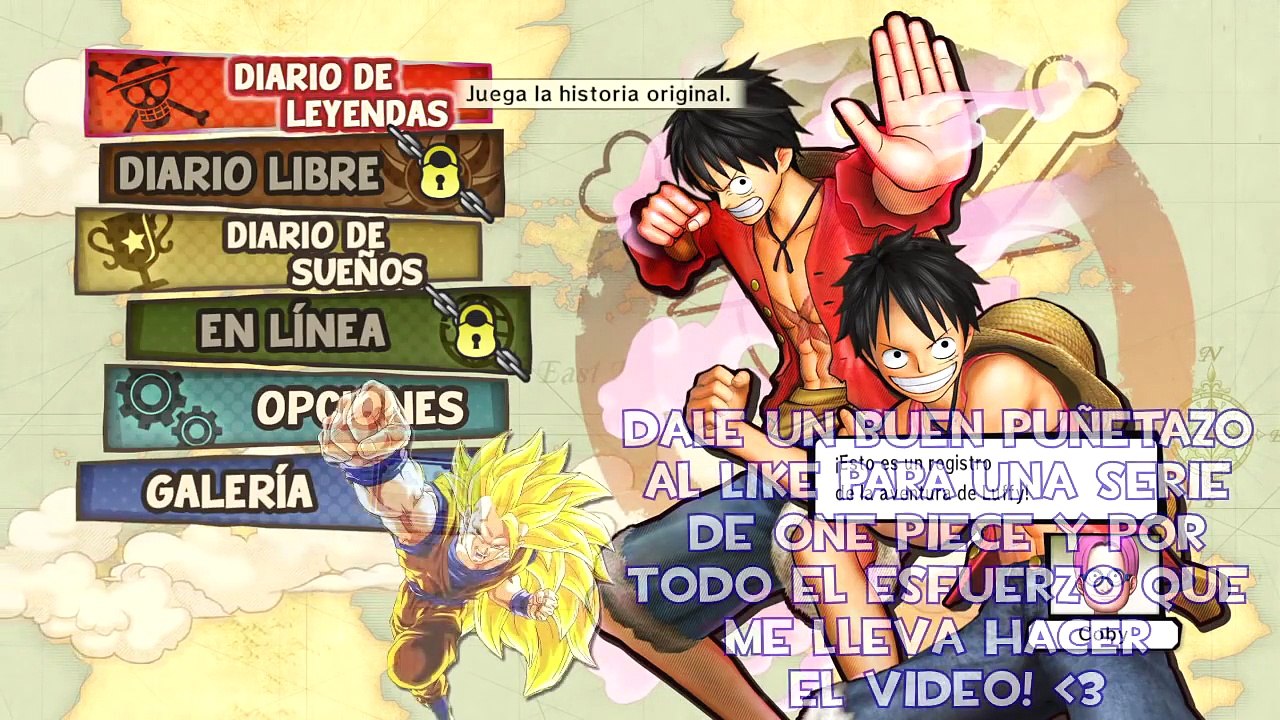 One Piece Pirate Warriors 3 : ME CONVERTIRE EN EL REY DE LOS PIRATAS AMANECER DE UNA NUEVA AVENTURA