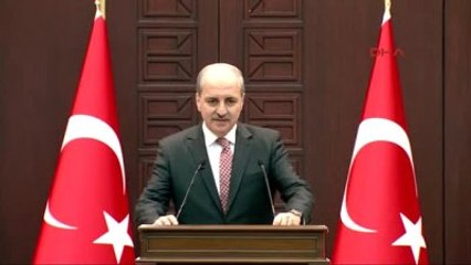 Numan Kurtulmuş Merdivenlere Takıldı