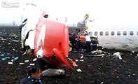 Türk uçağının düşüş anına ait HD video ortaya çıktı!