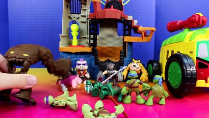 Teenage Mutant Ninja Turtles Half Shell Heroes TMNT Mikey Replica Robot Battle Shredder Cl